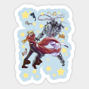 Fullmetal AlCATmist Sticker